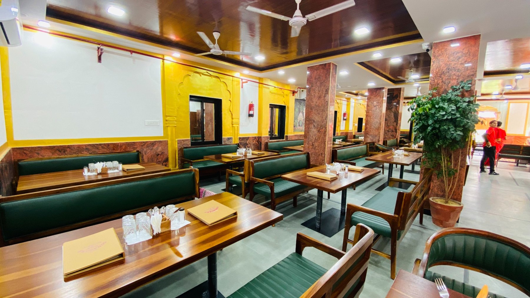 Restaurant dining space